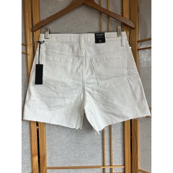 NWT Blank NYC The Warren Jean Shorts White Denim Stretch Size 28, Stretch New - Picture 6 of 8